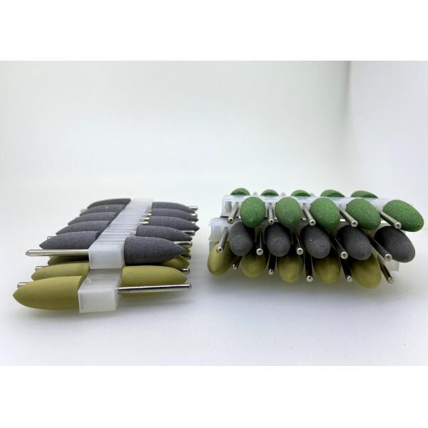 Denture Diamond Grinding Stones Silicone Rubber Adjusting Dental Acrylic Polisher