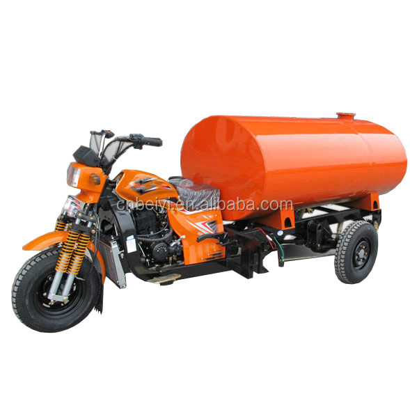 3 Wheeler Motorcycle with 1600L Big Water Tank and 1500kg Loading Capacity Perfect