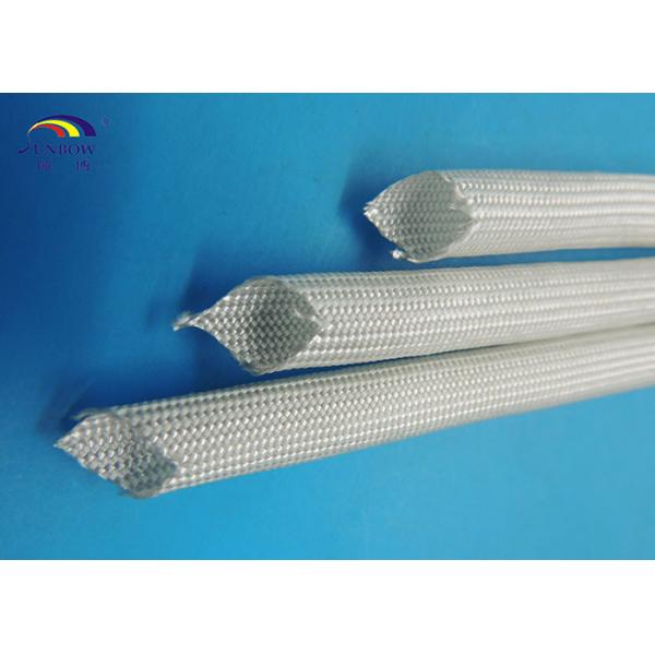 Uncoated Braided Fiberglass Sleeving for Carbon Brush , Soft and Eco-friendly