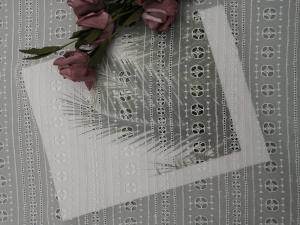 Cheap 100 Yards Silk Embroidered Eyelet Fabric wholesale