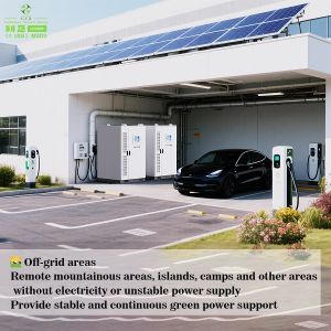 China Commercial Solar Battery EV Charging Station 100kW-500kW with PCS on sale