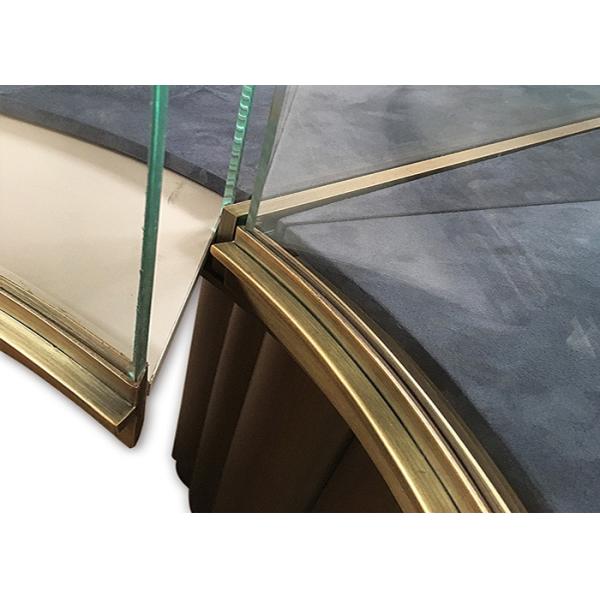 Brand Glass Jewelry Display Showcase Color Customized Retail Shop Fittings