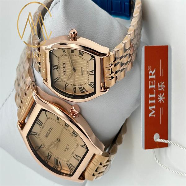 ML 333 Miler Stylish Couple Watch Fashion Men Quartz Wrist Watch Date Display Quartz Timepiece