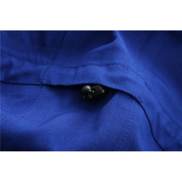 330gsm Concealed Front Zipper Fire Protection Clothing , EN11612 Flame Resistant Apparel