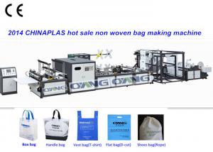 China PLC Automatic t-shirt Bag Making Machine With Auto Pneumatic Punching Device on sale