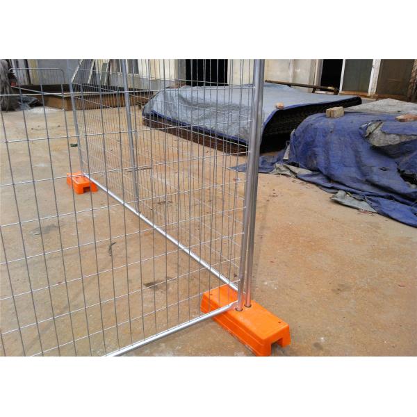 construction fence panels 2.1m*2.4m AS4687-2007 standard OD 40mm*1.4mm H2100mm*W2400mm Spacing 60mm*150mm*3.00mm HDG