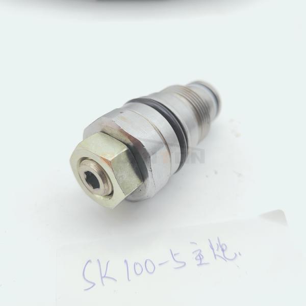 SK100-5 Excavator Main Relief Valve Digger Accessories For Construction Works