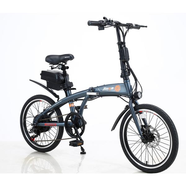 20 Inch Folding Electric Bike 36v 6 SPEED Removable Lithium Battery For Outdoor Cycling