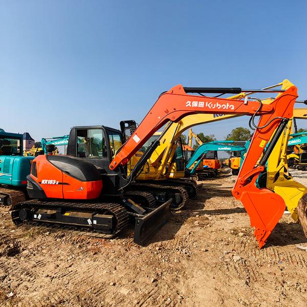 8000kg Second Hand Kubota Excavators Kx183-3 Backhoe