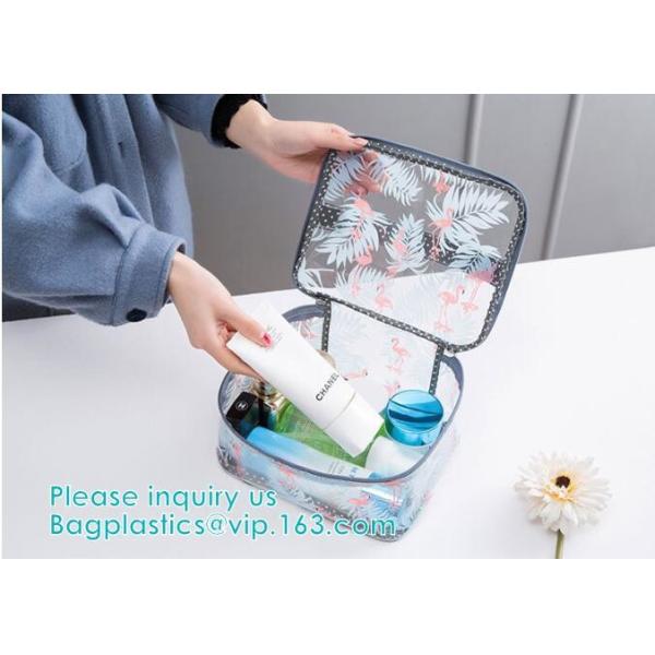 Vinyl Wash Beauty Cosmetic Travel Toiletry Bag,Makeup Bag, Travel Mens Toiletry Bag Clothes Organizer,makeup bag cosmeti