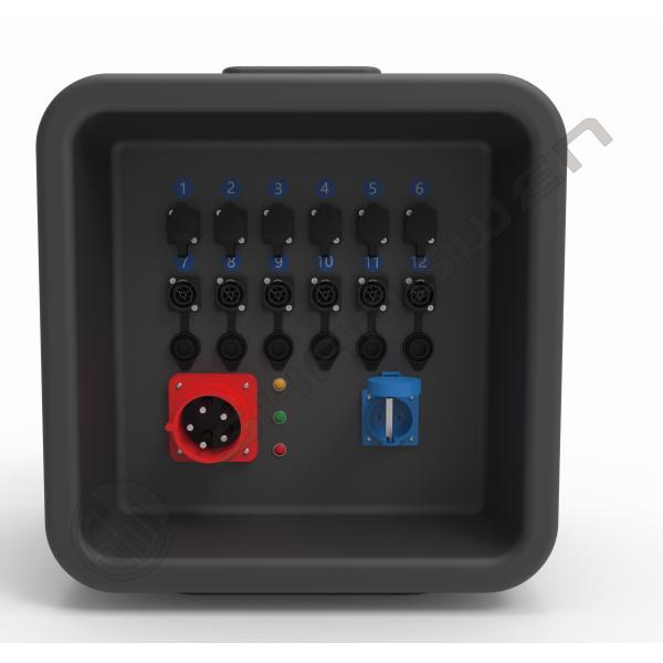 Stage Light Power Distribution Box 12 Channels 19-Pin PHLTD Professional Equipment Electrical Power Distribution Box