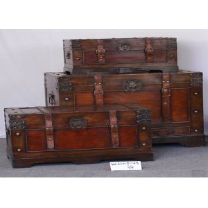 Cheap Red Brown 17kg Load L76 Wooden Blanket Chest wholesale