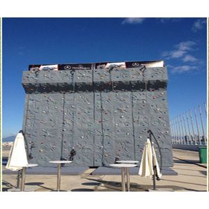 ODM Playground Equipment Rock Climbing Wall , Fiberglass Climbing Wall Panels