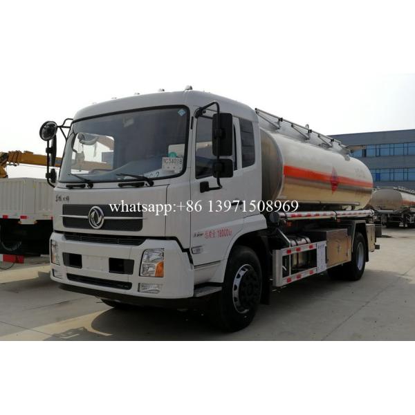 Quality 15000 Liters Water Bowser Truck Stainless Steel / Aluminum Alloy Tanker for sale