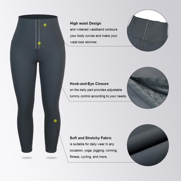 75%polyamide 25%spandex Leggings for Women S-3XL Waist Trainer Slimming Warm and Cozy