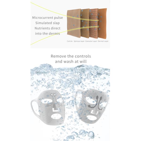 5 Pieces Reusable Silicone Facial Mask Cover Moisturizing Face Silicone Skin Mask