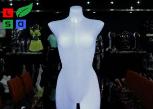 Cheap 82cm High Illuminated Plastic Female Mannequin Torso wholesale