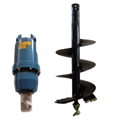 1.5-35 Ton Steel Excavator Earth Auger Hydraulic Earth Drill 100mm-400mm Diameter