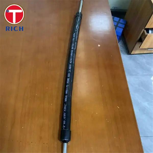 304 Stainless Steel PVC Coated Coiled Tubing For Insulation