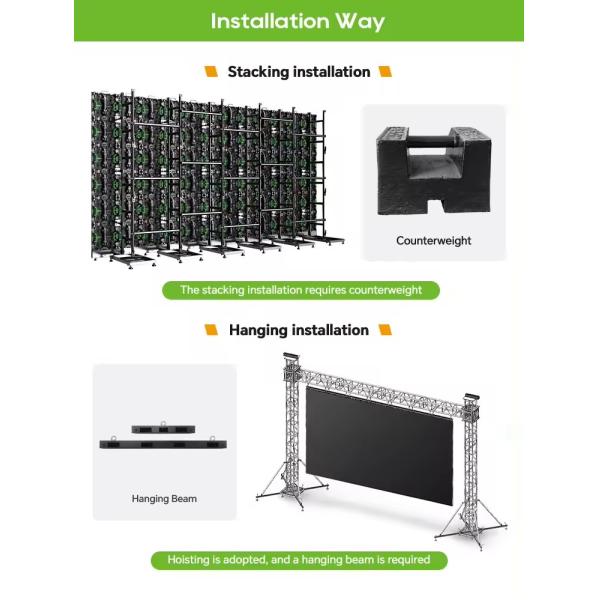 Die-Cast Aluminum Screen Outdoor Waterproof LED Display 320*160MM P4 Indoor LED Cinema Screen