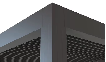 Waterproof Outdoor Bioclimatic Awning Rainproof Luxury Modern Electric Pergola Aluminum Shutters Gazebo