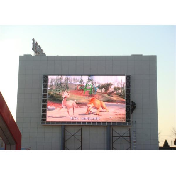 Double Column 12mm LED Wall Display Screen 7500nits Outside Advertising Boards