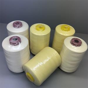 Cheap 90TEX Para Aramid Raw Yellow Sewing Thread For Sewing Ne20/3 wholesale