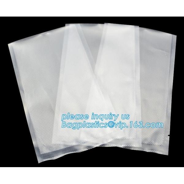 Embossing Resealable Vacuum Food Bags For Household Eco- friendly Texture Vacuum Food Storage Plastic Bag Rolls Moisture