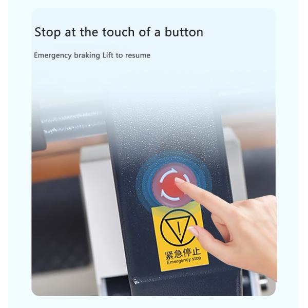 Electric Standing Lift Wheelchair for Rehabilitation Brown Leather