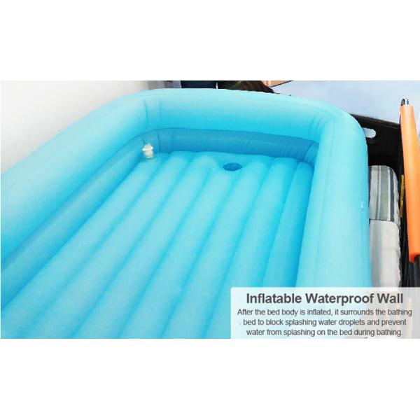 Eco Friendly PVC Medical Inflatable Bathtub Smart Heating Battery Charging