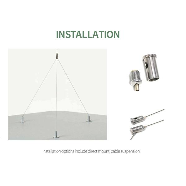 Square 12mm Thickness Sound Absorbing Baffles Fire Resistance and Eco Friendly