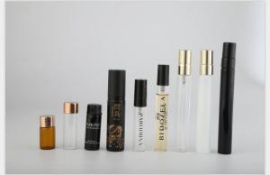 Cheap Reusable Glass Vials Glass Perfume Spray Bottle For Essential Oils / Perfume Bottle Various Color wholesale
