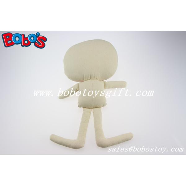 13.8"Height Eco-Friendly Fabric Customized Made Stuffed Doll With Printing Outline