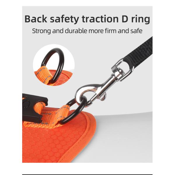 New pet chest harness vest-style reflective large dog chest harness explosion-proof dog traction rope