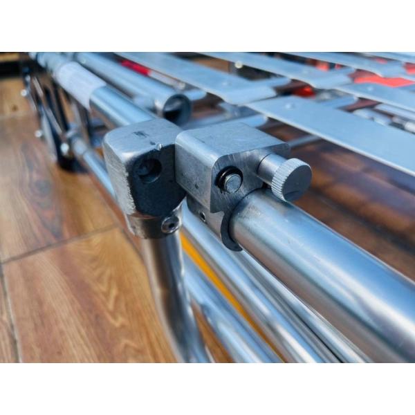 190*55*92CM Foldable Aluminum Alloy Ambulance Stretcher With Leg Adjustment For Transporting The Wounded