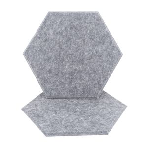 Cheap High Density Padding Hexagonal Acoustic Panels Sound Absorbing wholesale