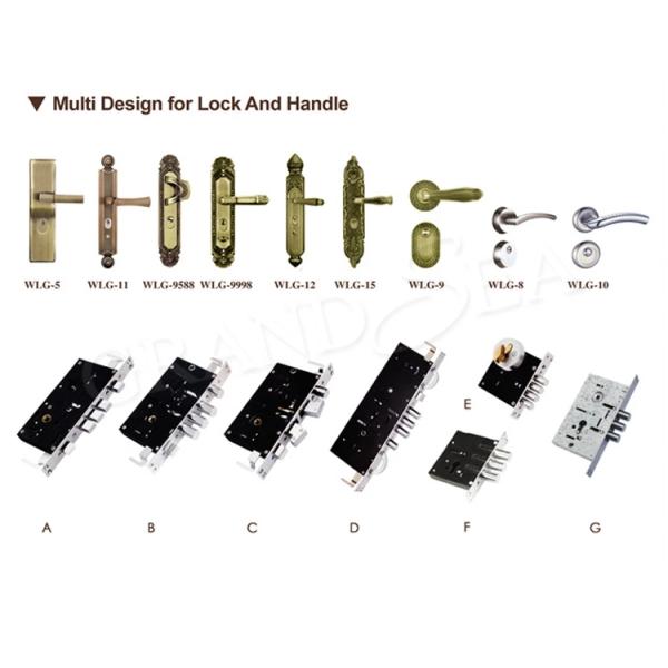 Italian Style Wooden Armoured Security Steel Door for Home