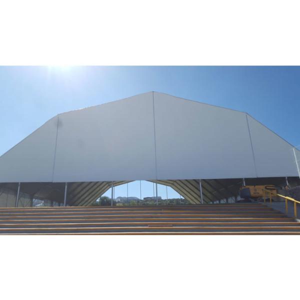 Waterproof Elegant Peak 30m To 50m Aluminum Frame Tent