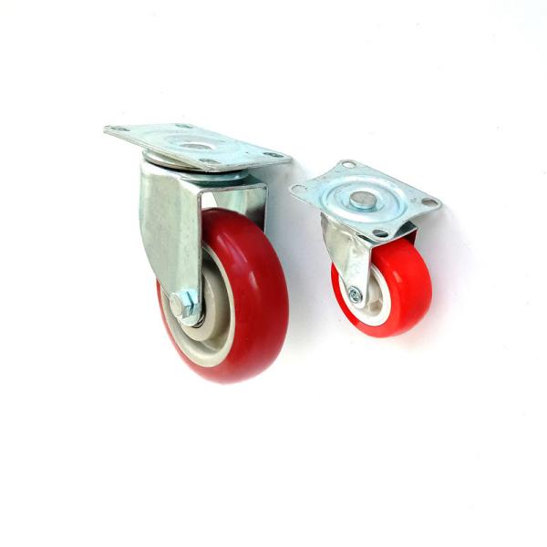 OEM Industrial Plastic 3 Inch Swivel Casters Trolley Wheels With Brakes