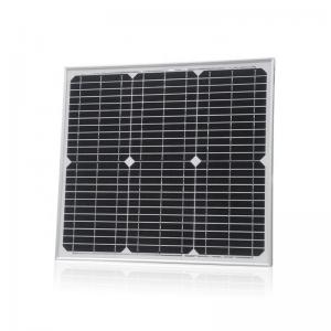 Cheap 20w Rigid Solar Panel Glass Solar Photovoltaic Module For DC 12V Battery Charging wholesale