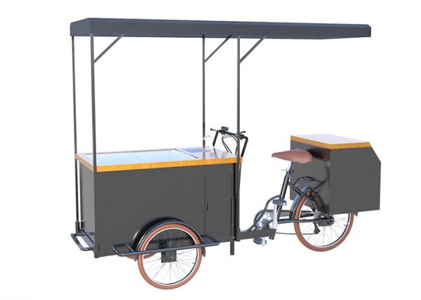 Quality Three Wheel Ice Cream Bicycle Cart With Food Grade Safe Water Pump for sale