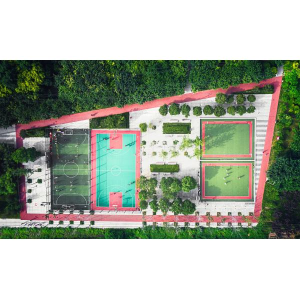 Dustproof Acrylic Basketball Court Recycled Acrylic Sports Surfaces