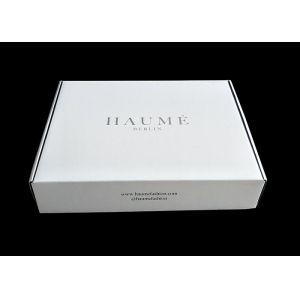 Buy cheap Recyclable Handmade Paper Gift Box White Printed Delicate UV Coating from wholesalers