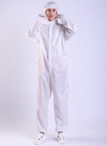 China Dust Free Hooded Anti Static Garments ESD Safe Clothing Food Machinery Electronics on sale