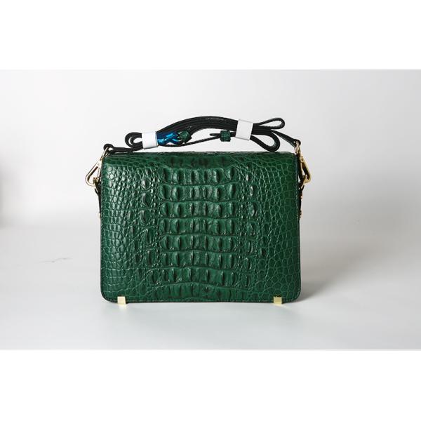 Genuine Crocodile Skin Women Sling Bag Authentic Exotic Alligator Leather Lady Single Shoulder Bag Female Small Purse