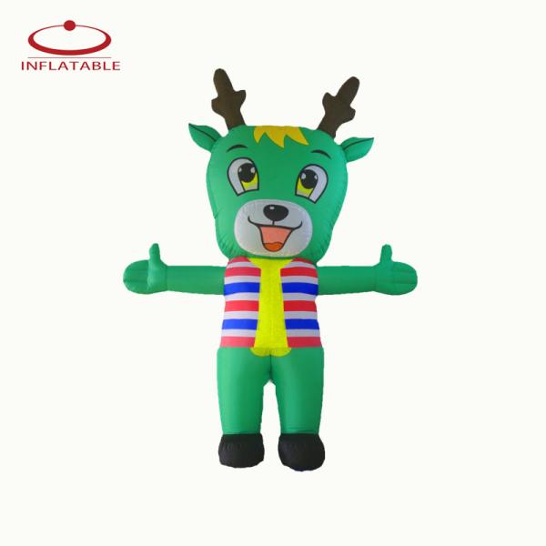 Giant Inflatable Cartoon Mascot Customized Oxford Cute Advertising