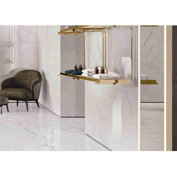 Jet Marble Look Full Body Porcelain Tile / Polished Marble Porcelain Tile