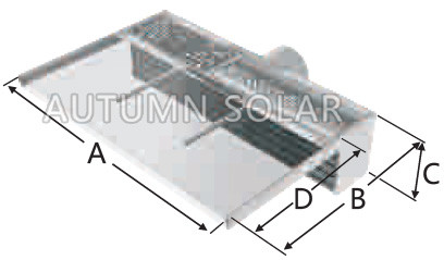 Plastic Waterfall Blade Water Fountain Equipment Various Sizes Outdoor Decoration