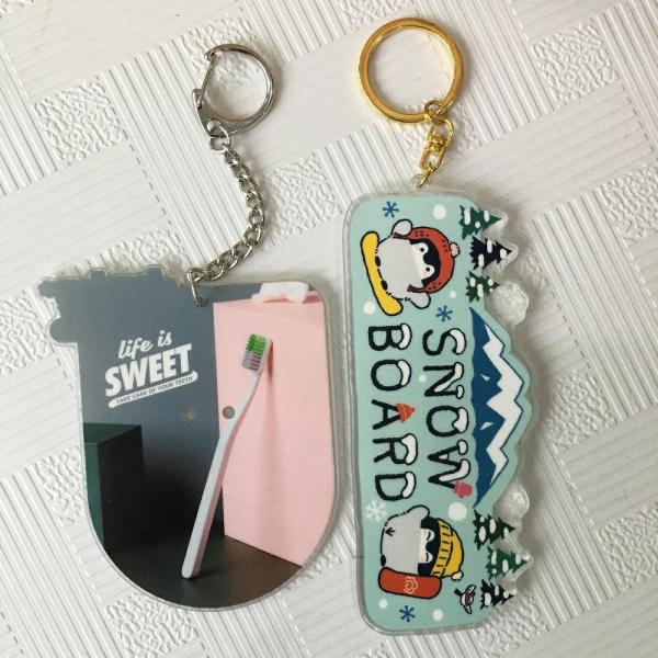 Fadeless Anime Acrylic Charms 4 Color Printed With Irregular Shaped