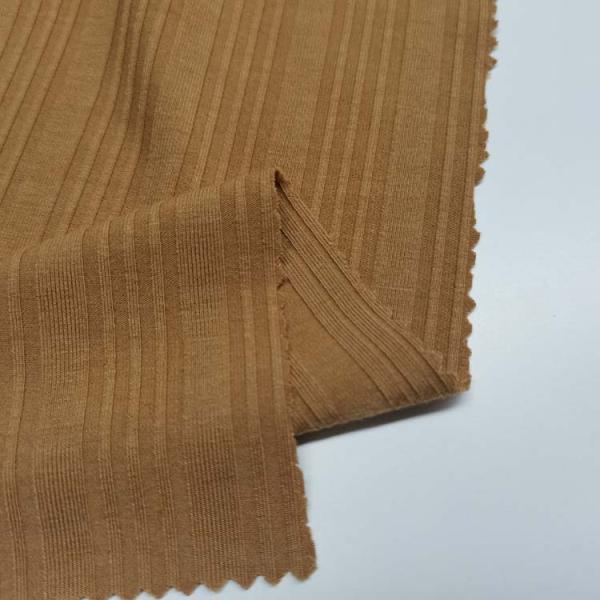 Shaoxing Feimei Factory Cotton Rayon Knitted Rib Fabric for Garment